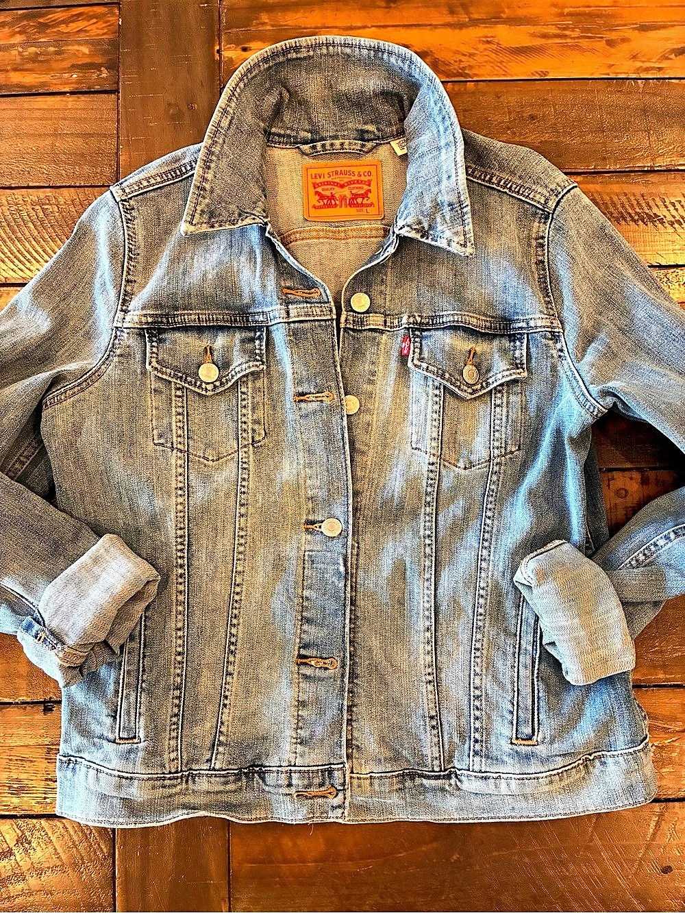 Levi's Original Trucker Jacket Denim Blue Large